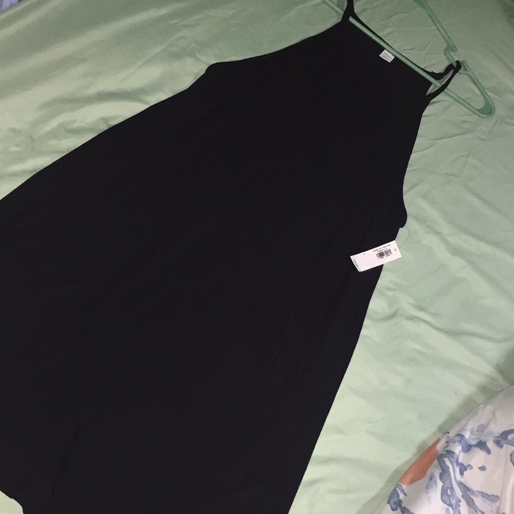 Black fit & flare Old Navy cami dress